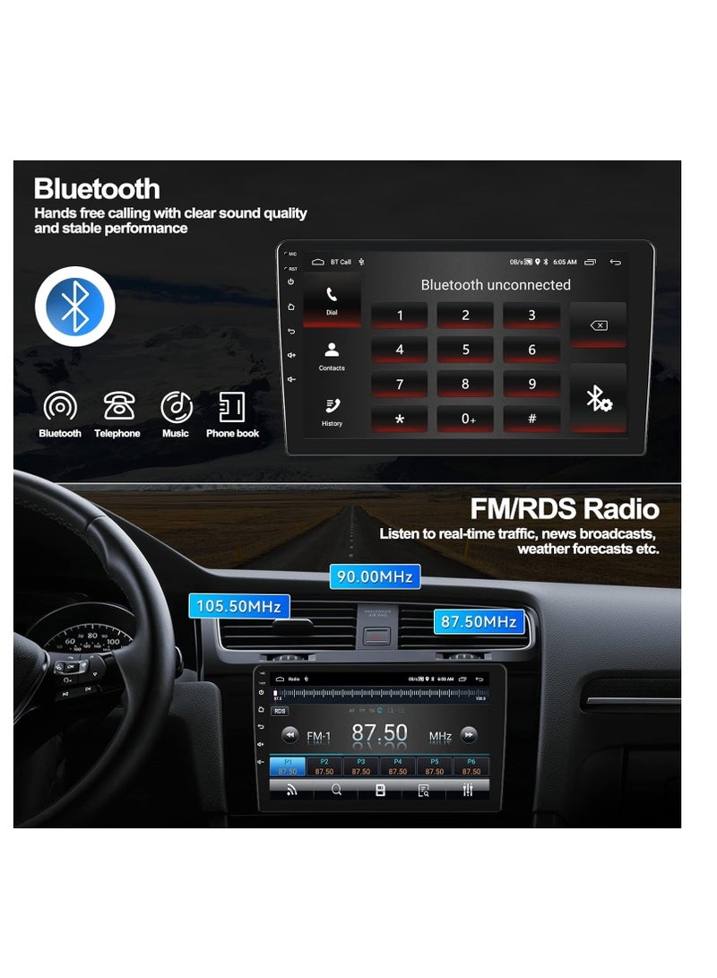 [2+32G] Android 13 Car Stereo for Mazda 6 2004-2015,9 Inch Touchscreen Car Radio Android Head Unit with Mirror Link GPS Navigation WiFi Bluetooth FM/RDS Radio SWC Dual USB/AUX-in+Backup Camera - Image 3
