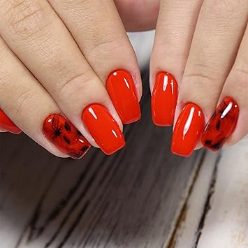 Bememo 120 Pieces Acrylic Nail Tips Fake Coffin Nail Full Cover Ballerina Shape Nails 10 Sizes Women Artificial False Nail in Clear Box Clear - Image 2