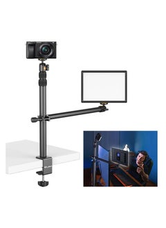 Vijim Ls02 Camera Desk Mount Stand With Auxiliary Holding Arm