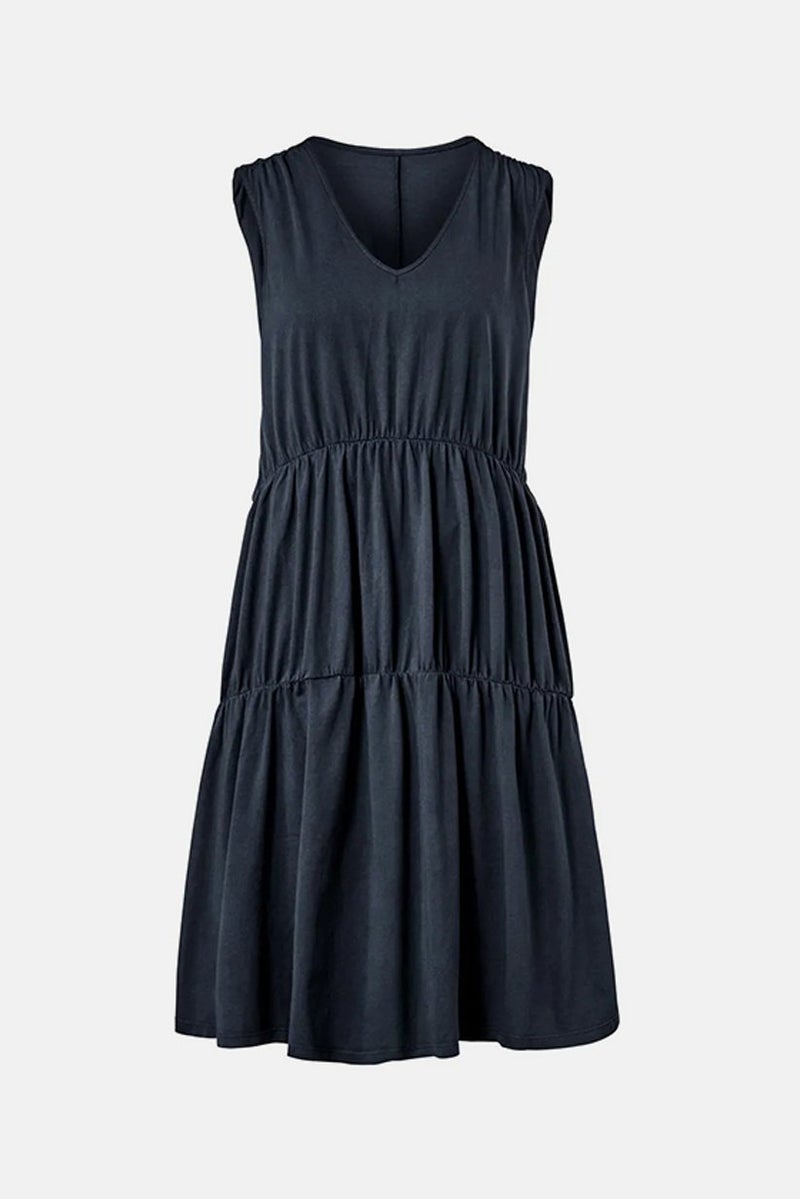 Tchibo فستان جيرسي بدون أكمام للنساء، رمادي داكن - Image 2