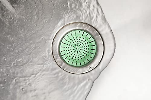Dripsie Kitchen Sink Strainer 3.25" - Dripsie Anti-Clog Food Catcher, Flexible Drain Basket, Dishwasher Safe, Standard Fit, Made in USA (1-Pack Green) - Image 2