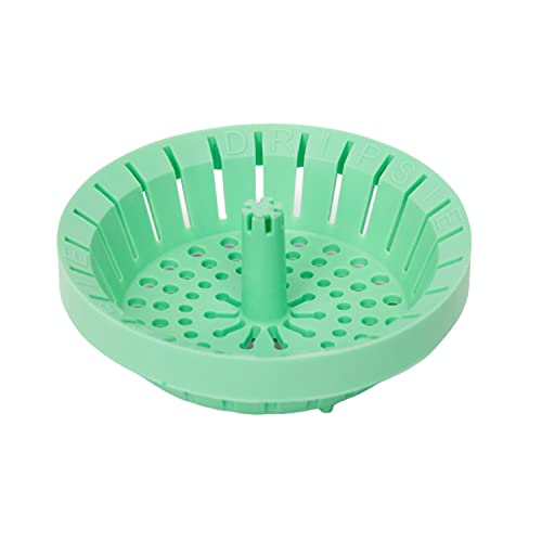 Dripsie Kitchen Sink Strainer 3.25" - Dripsie Anti-Clog Food Catcher, Flexible Drain Basket, Dishwasher Safe, Standard Fit, Made in USA (1-Pack Green) - Image 4