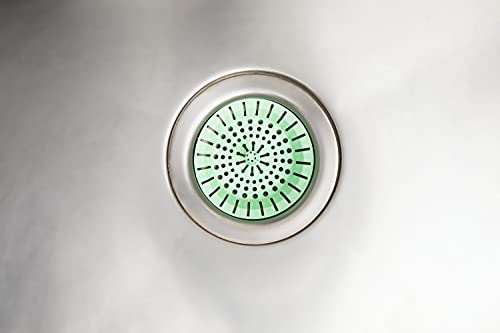 Dripsie Kitchen Sink Strainer 3.25" - Dripsie Anti-Clog Food Catcher, Flexible Drain Basket, Dishwasher Safe, Standard Fit, Made in USA (1-Pack Green) - Image 5