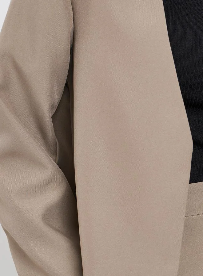 Styli  Brown Front Open Blazer and Trousers Co-ords for Women | Best Price UAE