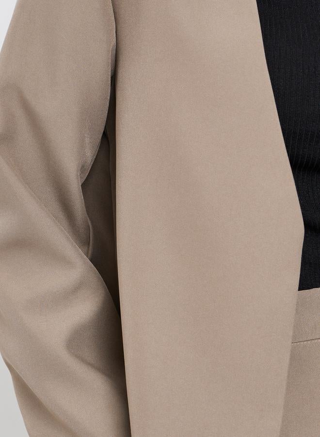 Styli Brown Front Open Blazer and Trousers Co-ords - Image 3