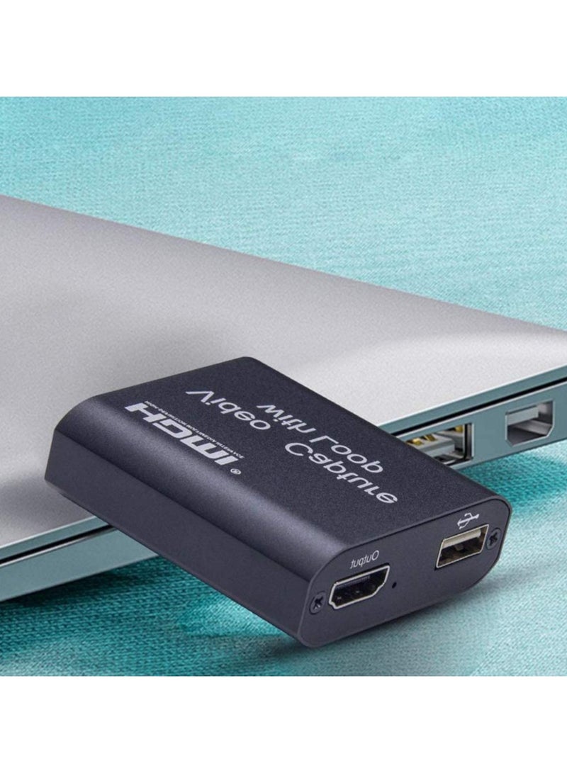 4K HDMI Video Capture Card 1080P Game USB Recorder to with Loop Output for Live Streaming Recording  - Image 5