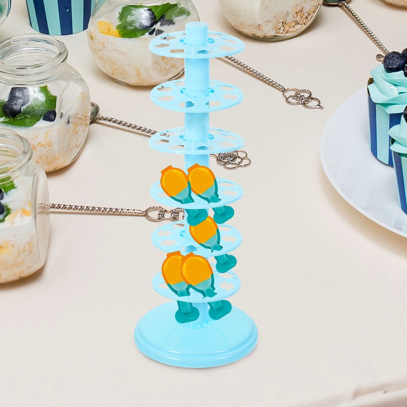 2pcs Multi-layer Lollipop Display Rack Tower Shaped Candy Storage Holder Large-capacity Candy Stand - Image 3