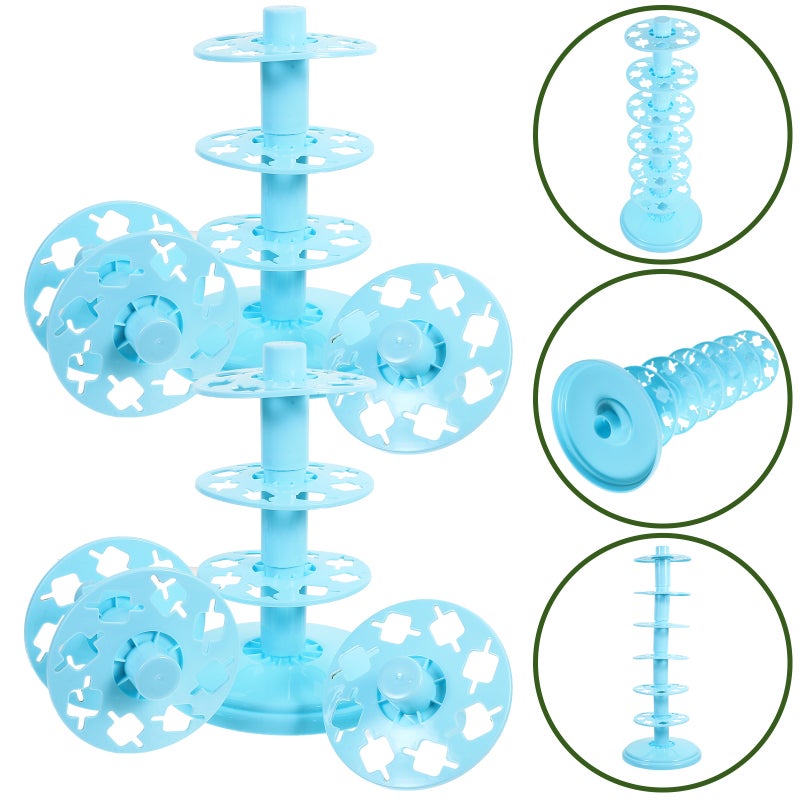 2pcs Multi-layer Lollipop Display Rack Tower Shaped Candy Storage Holder Large-capacity Candy Stand - Image 4
