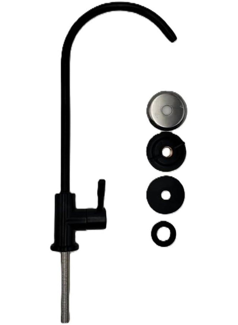 Water tap for desalination plant with a stylish dark black color for all sterilization and filtration systems  - Image 2