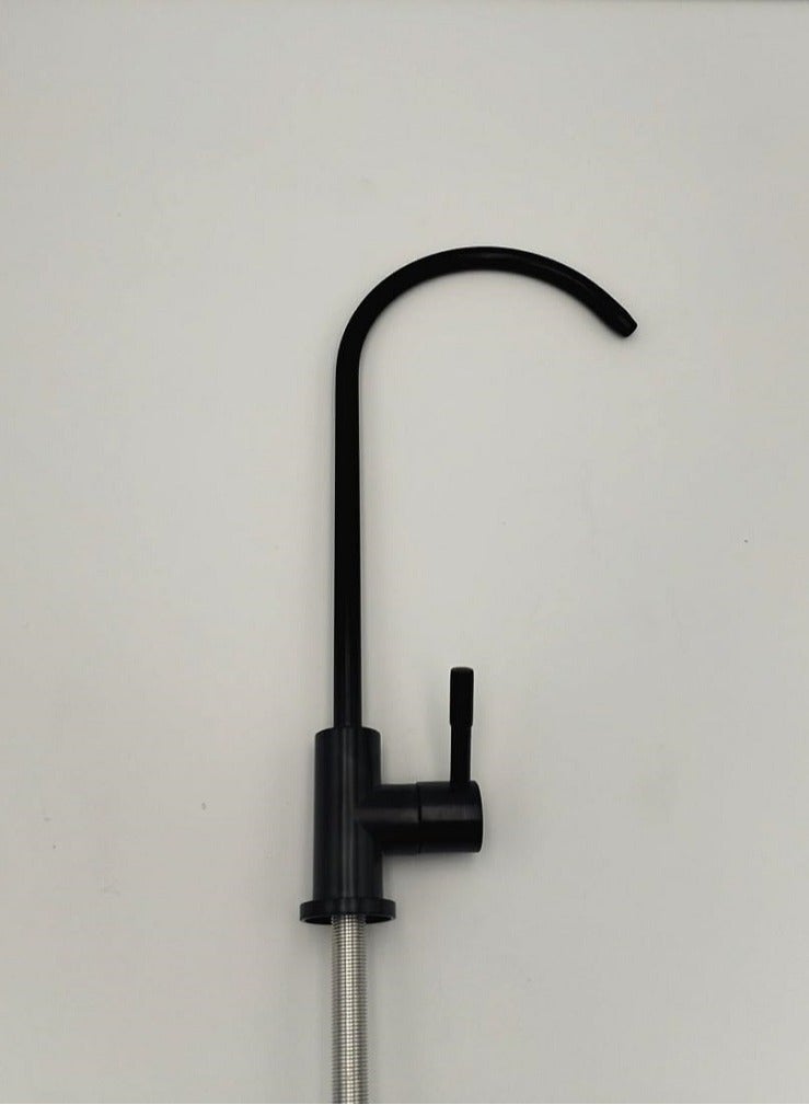 Water tap for desalination plant with a stylish dark black color for all sterilization and filtration systems  - Image 3