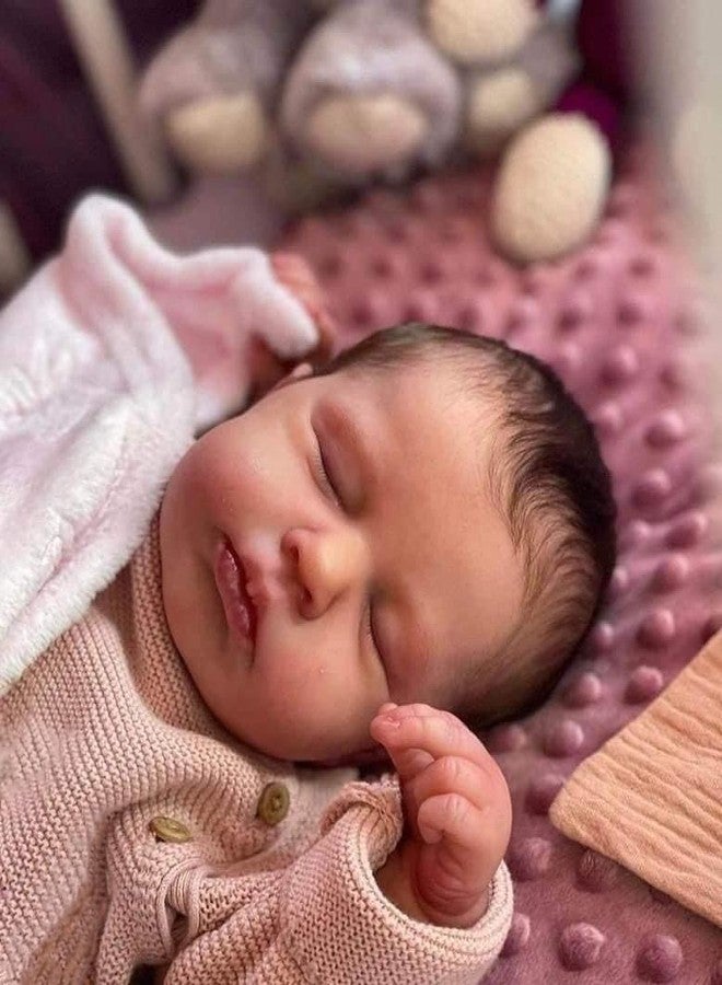 Anano Full Silicone Baby Doll 20 Inch Reborn Baby Dolls Silicone Full Body Girl, Realistic Babys Doll Lifelike Newborn Babies, Real Life Babys Reborn Dolls with Accessories - Image 4