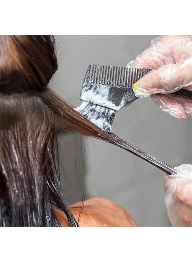 7Pcs Hair Dye Coloring Kit Foldable Hair Color Mixing Bowls Hair Agitator Hair Dye Brush Coloring Applicator Brushes Ear Cover Hairpin For Hair Dye Hair Bleaching Tools (Black） - Image 3