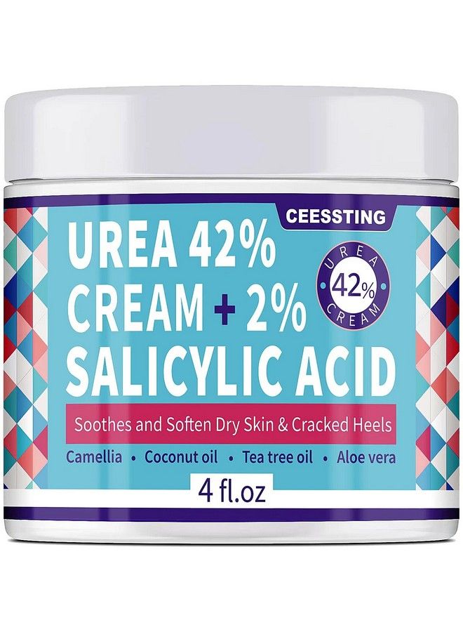 ENVISHA Urea Cream 42% For Feet 4 Oza Complete Calluscare Designed To A Complete Foot Cream & Specially Designed For Dry & Cracked Feet Hands Heels Elbows Nails Knees Strengthens And Softens Skin  - Image 1