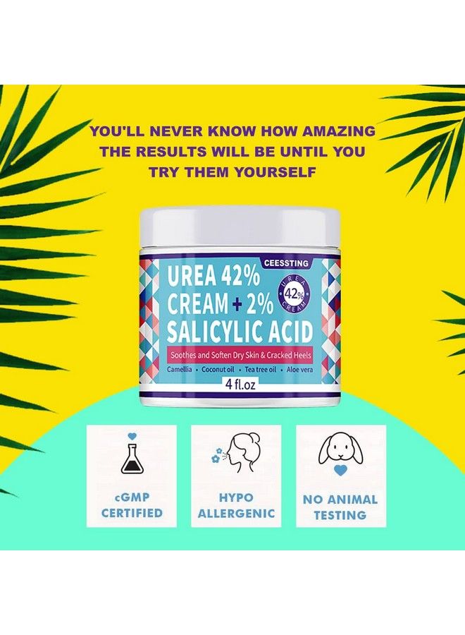 ENVISHA Urea Cream 42% For Feet 4 Oza Complete Calluscare Designed To A Complete Foot Cream & Specially Designed For Dry & Cracked Feet Hands Heels Elbows Nails Knees Strengthens And Softens Skin  - Image 4