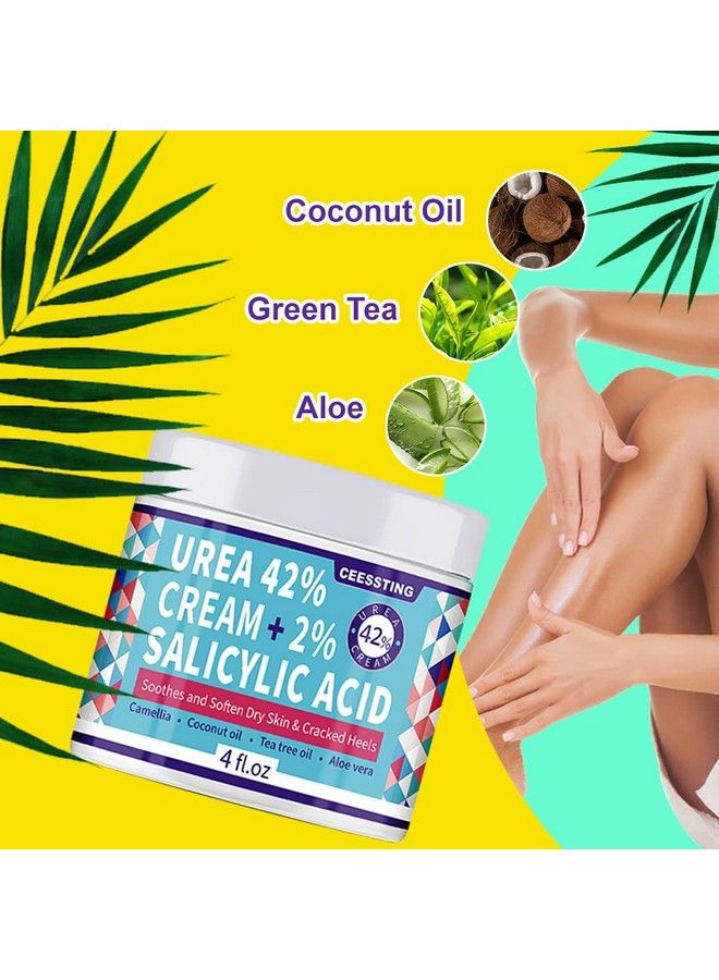 ENVISHA Urea Cream 42% For Feet 4 Oza Complete Calluscare Designed To A Complete Foot Cream & Specially Designed For Dry & Cracked Feet Hands Heels Elbows Nails Knees Strengthens And Softens Skin  - Image 3
