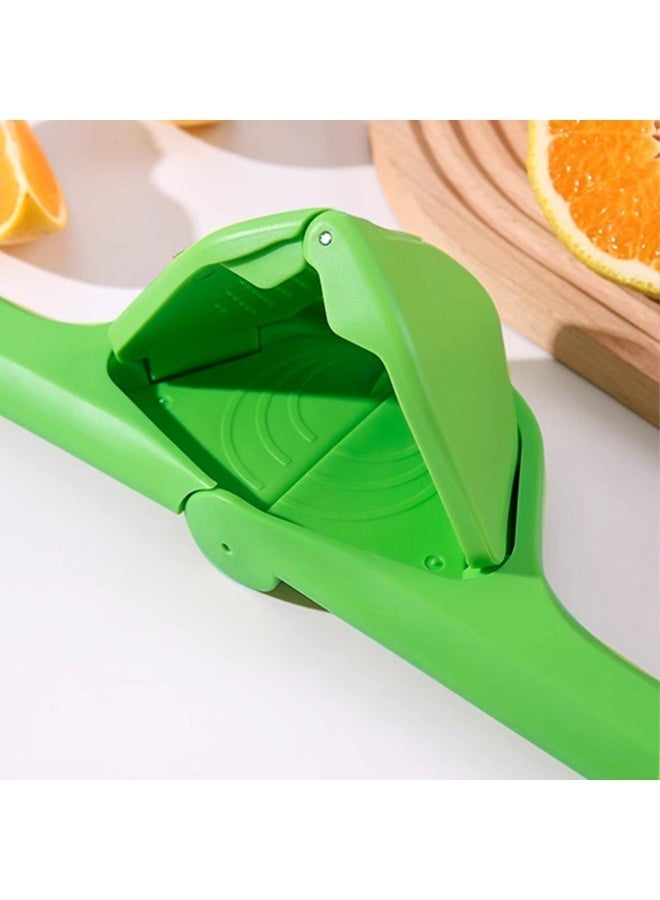 عصارة ليمون يدوية من قطعة واحدة - عصارة حمضيات يدوية سهلة الاستخدام بتصميم موفر للمساحة، مثالية لزيادة استخلاص العصير من الفواكه - Image 3