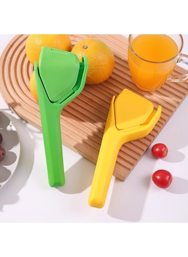 عصارة ليمون يدوية من قطعة واحدة - عصارة حمضيات يدوية سهلة الاستخدام بتصميم موفر للمساحة، مثالية لزيادة استخلاص العصير من الفواكه - Image 2