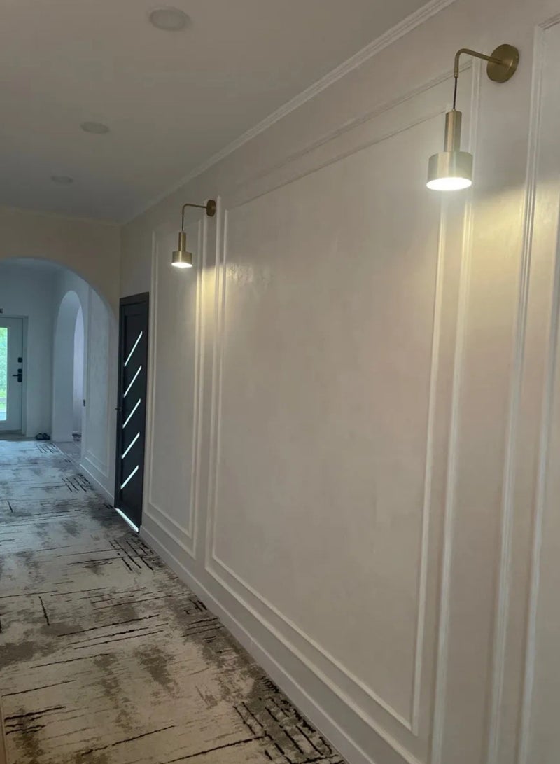 Wmlamz 2pcs Battery Operated Wall Lights With Remote, Non Hardwired Study Porch Stair Bedroom Lamps - Image 2