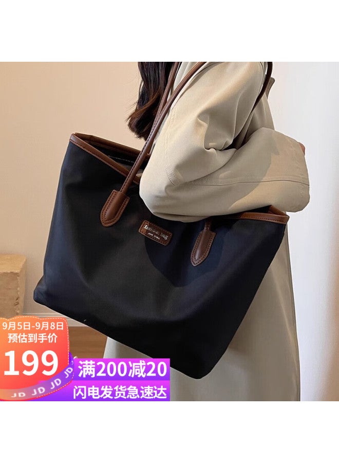 Yuyula Handbag, Women's Tote Bag, Commuter Large Capacity Canvas Shoulder Bag, Birthday Gift With High-end Feel For Girlfriend Or Wife - Image 1