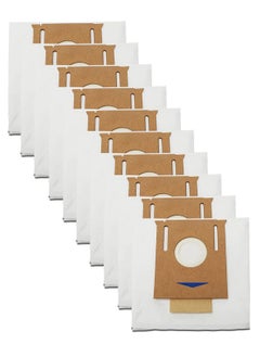 10 Pack Disposable T8 Dust Bag for ECOVACS Deebot T8 AIVI / T8 Max/ N8 Pro Plus / N8 Pro / DX93 / DDX96/N10 Plus Robot Vacuum and Mop Cleaner, Replacement T8 Bags for Ecovacs Deebot, for Yeedi K781+