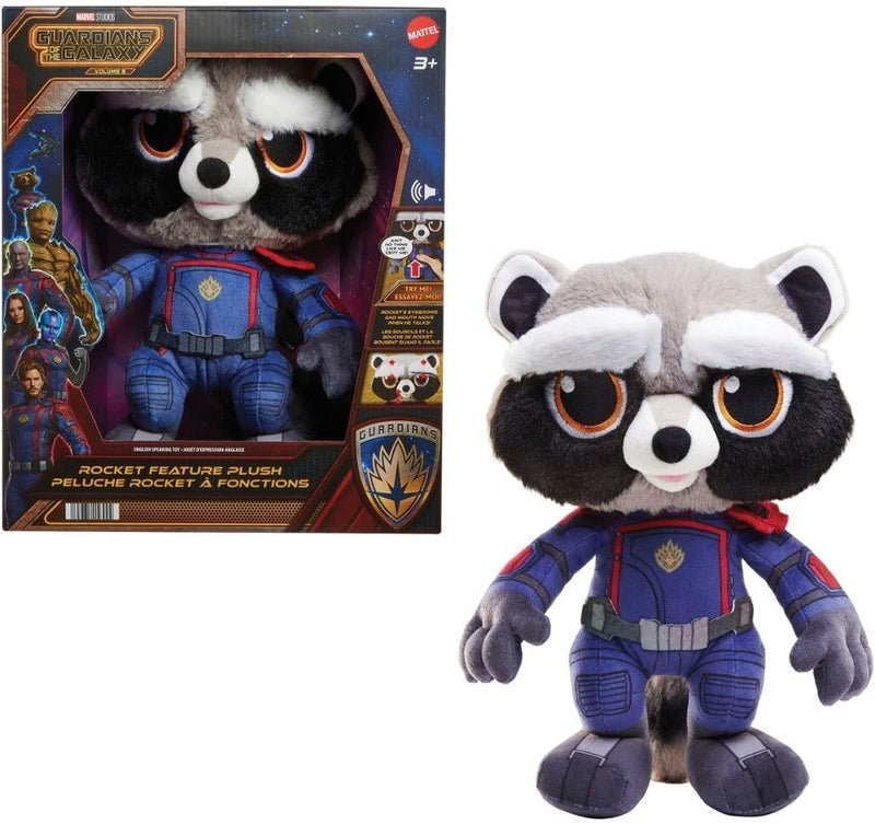 Marvel The Guardians of The Galaxy Rocket Raccoon Plush with Sound - Image 1