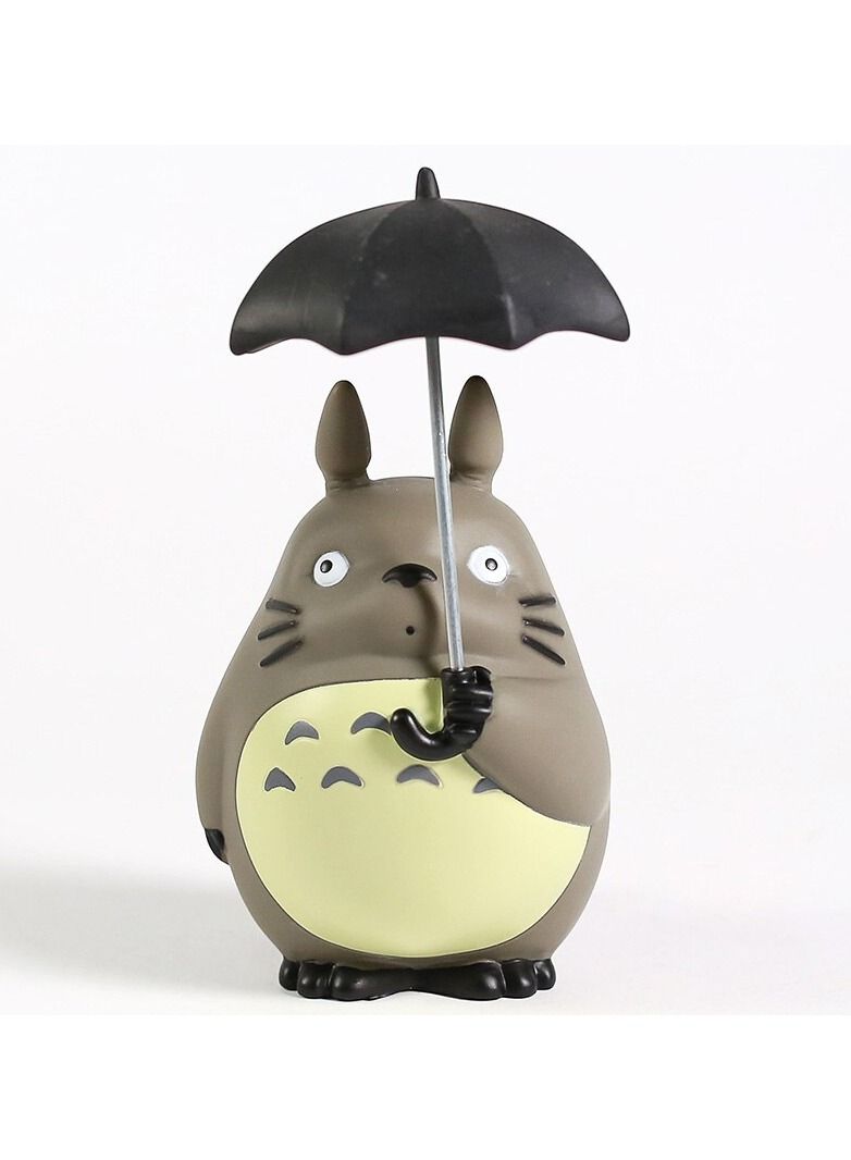 Miyazaki Hayao My Neighbor Totoro With Umbrella PVC Figure Collectible Model Toy - Image 3