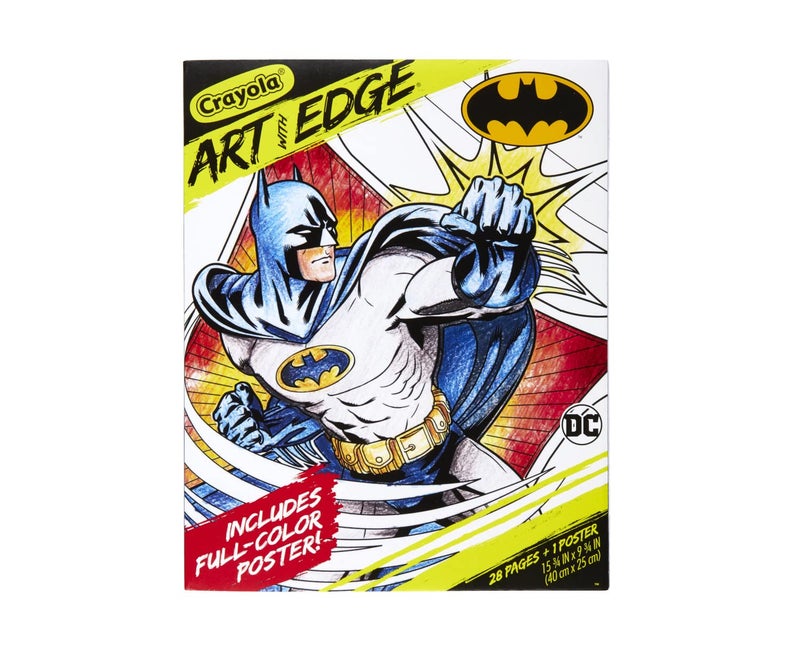Crayola Batman Coloring Pages (28pgs), Includes Batman Poster, Adult Coloring, Collectable Gift - Image 1