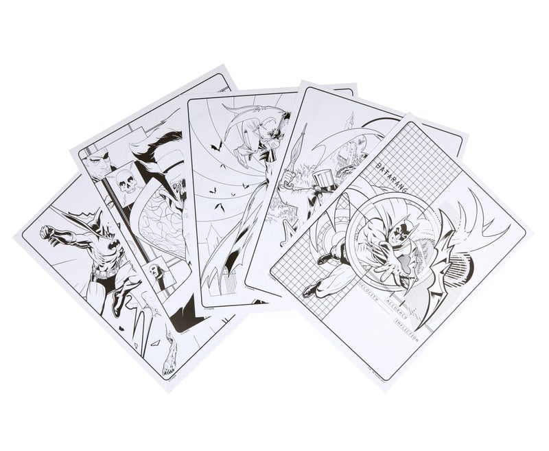 Crayola Batman Coloring Pages (28pgs), Includes Batman Poster, Adult Coloring, Collectable Gift - Image 3