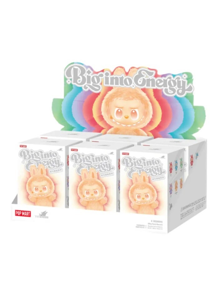 Pop Mart x Bunny Labubu 6ps The Monsters Big into Energy Series-Vinyl Plush Pendant Blind Box, - Image 1