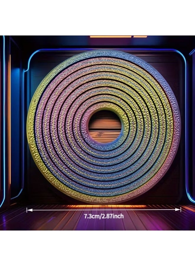 Goolsky Rotating Ring Physics Gyro, Simple and Fun Multi-Color Interactive Prop, Relaxing Finger Toy for Adults, Perfect Gift for New Year Parties, Fidget Spinner, Rotating Spinner, 3d Printed Fidget/toy, Fidget Sensory Toy - Image 3