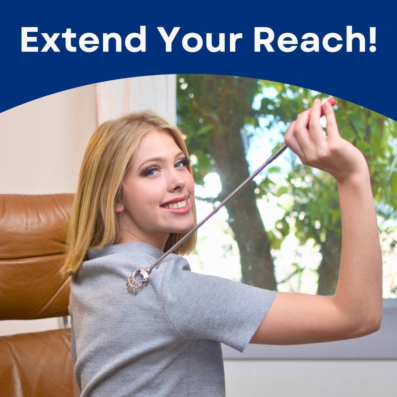 RMS 5 Pack Telescoping Back Scratcher - Extendable Telescope Back Scratchers - Bear Claw Metal Telescopic Backscratcher Eliminating Back Itching in Black, Blue, Green, Purple, Red Color - Image 5