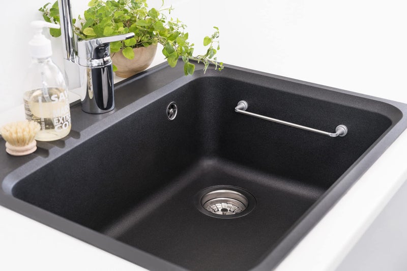REENBERGS Magnetic Dish Cloth Rail Inside Sink Danish Design Made in Denmark (Strong Magnets for Corian/Granite Sink, Stainless Steel) - Image 2
