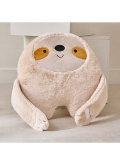 Home Box Playland Sloth Rabbit Fur Shaped Cushion - 40x40 cm  - Image 2