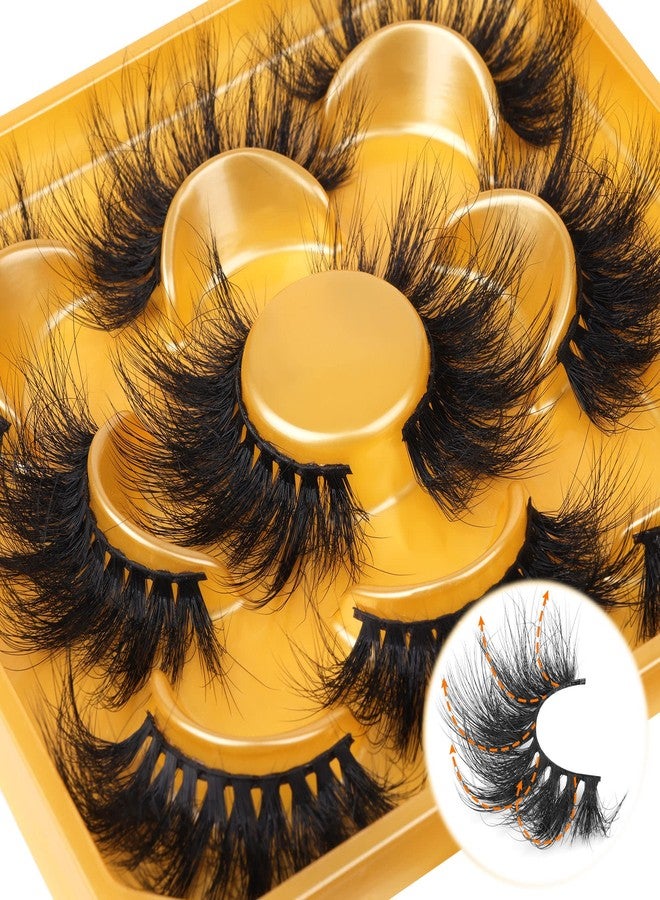 Focipeysa Lashes Mink False Eyelashes Fluffy Wispy Eye Lashes 20MM Long Thick Dramatic Volume Fake Lashes by Focipeysa - Image 3