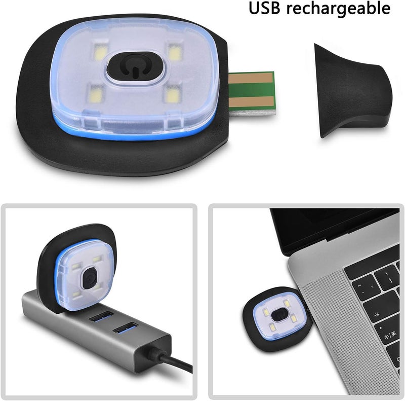 Etsfmoa Store Unisex Beanie with The Light Gifts for Men Dad Father USB Rechargeable Caps - Image 3