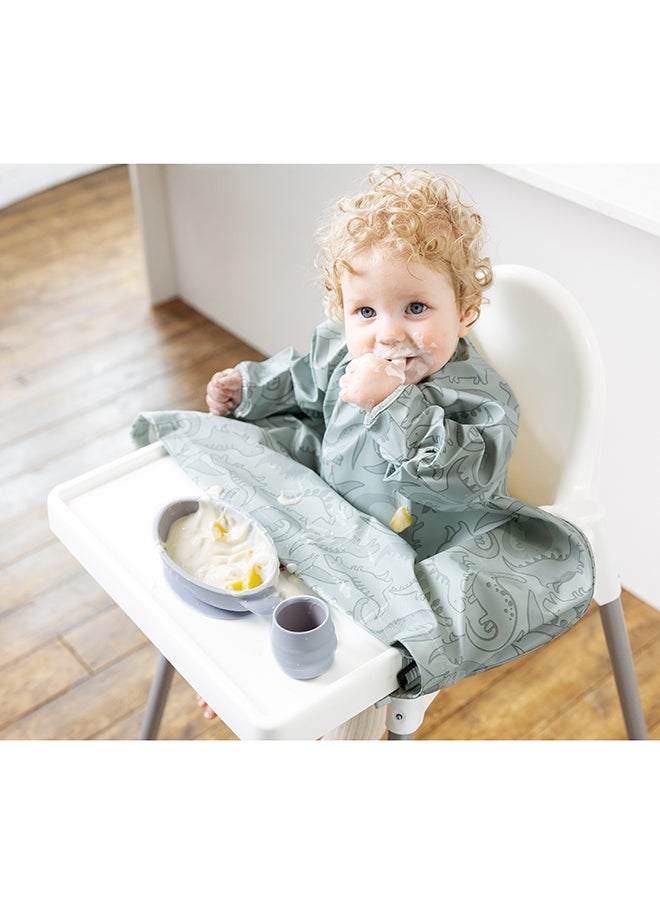 bibado - Long Sleeve Baby Bibs - Babies And Toddlers 6-36 Months - Coverall Baby Weaning Bib - Easy Wipe Clean And Soft Fabric - Image 1