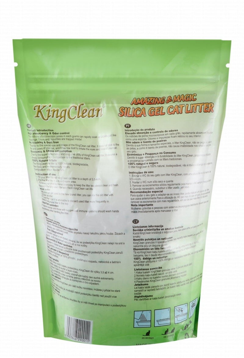 King Clean Cat Litter Apple Scent - 3.8 L - Image 2