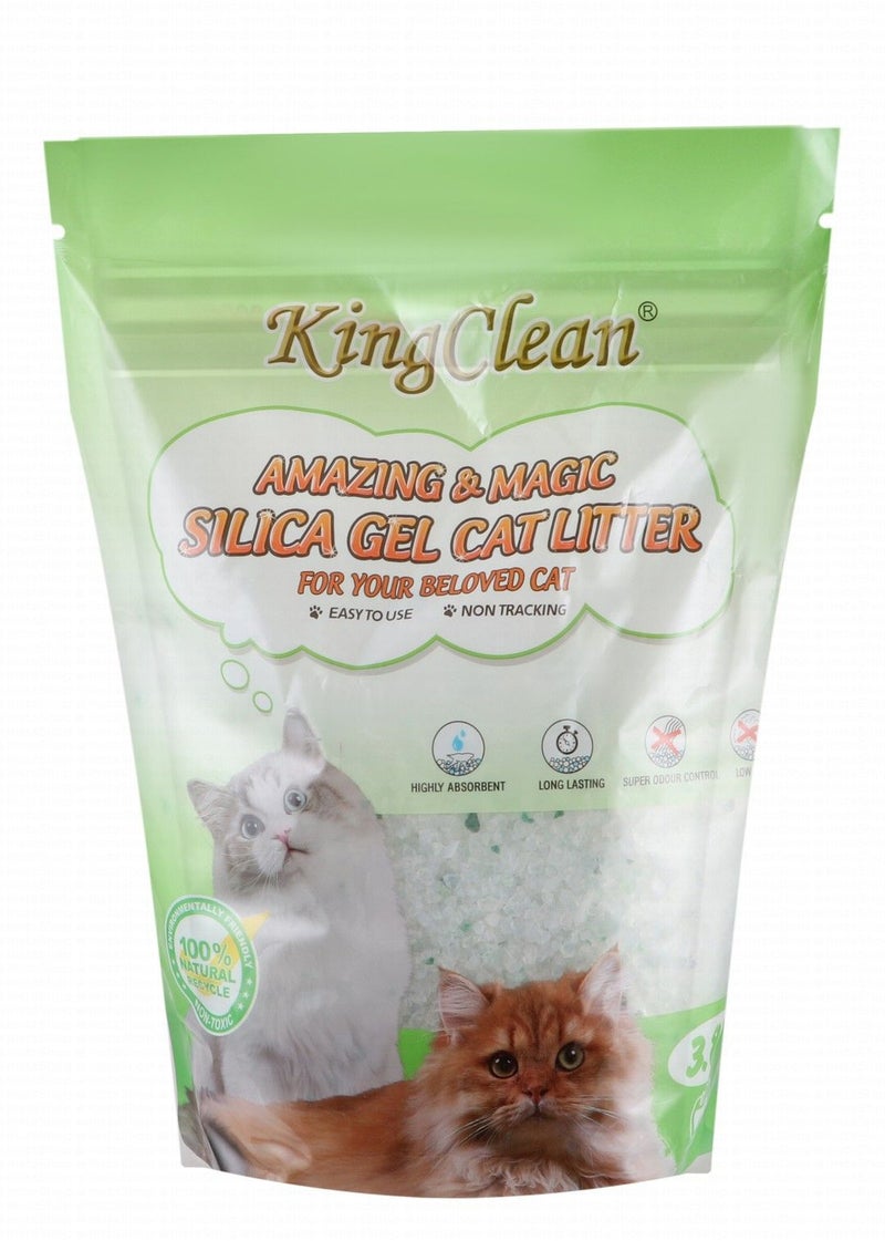 King Clean Cat Litter Apple Scent - 3.8 L - Image 1