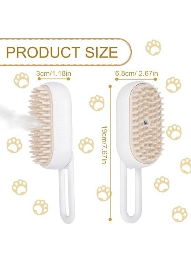 FALMER Steam Brush for Cats and Dogs, 3 in 1 Cat Steamy Brush with Water Tank, Steam Brush for Massage for Long/Short Hair, for Grooming and Removing Pet Hair  - Image 2