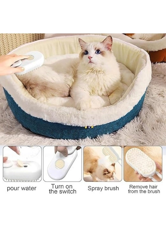 FALMER Steam Brush for Cats and Dogs, 3 in 1 Cat Steamy Brush with Water Tank, Steam Brush for Massage for Long/Short Hair, for Grooming and Removing Pet Hair  - Image 4