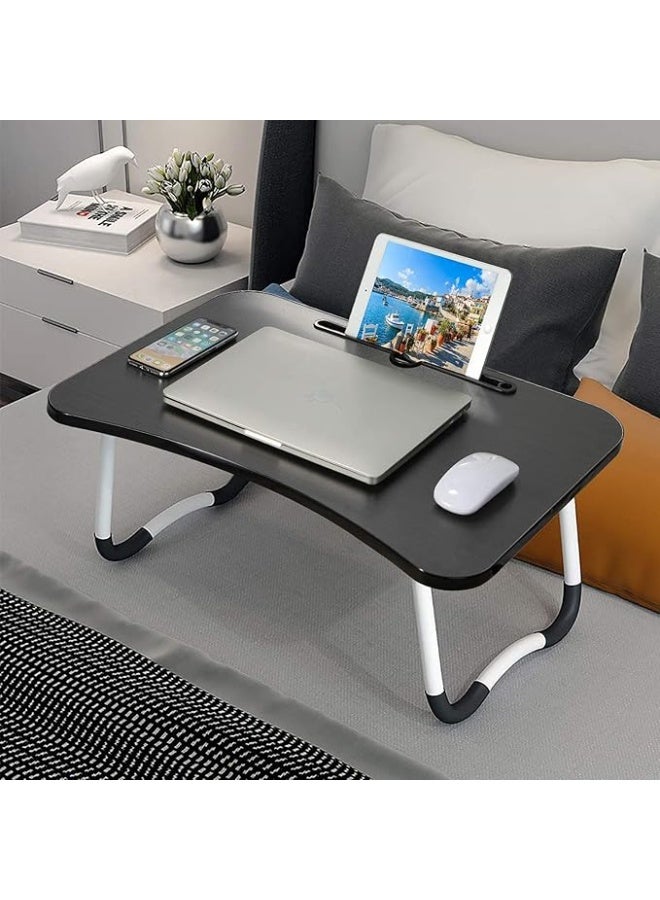 طاولة كمبيوتر محمول قابلة للطي مع حامل أكواب متعدد الألوان Multicolour متعدد الألوان 40.5 x 60 x 5.5سم - Image 3