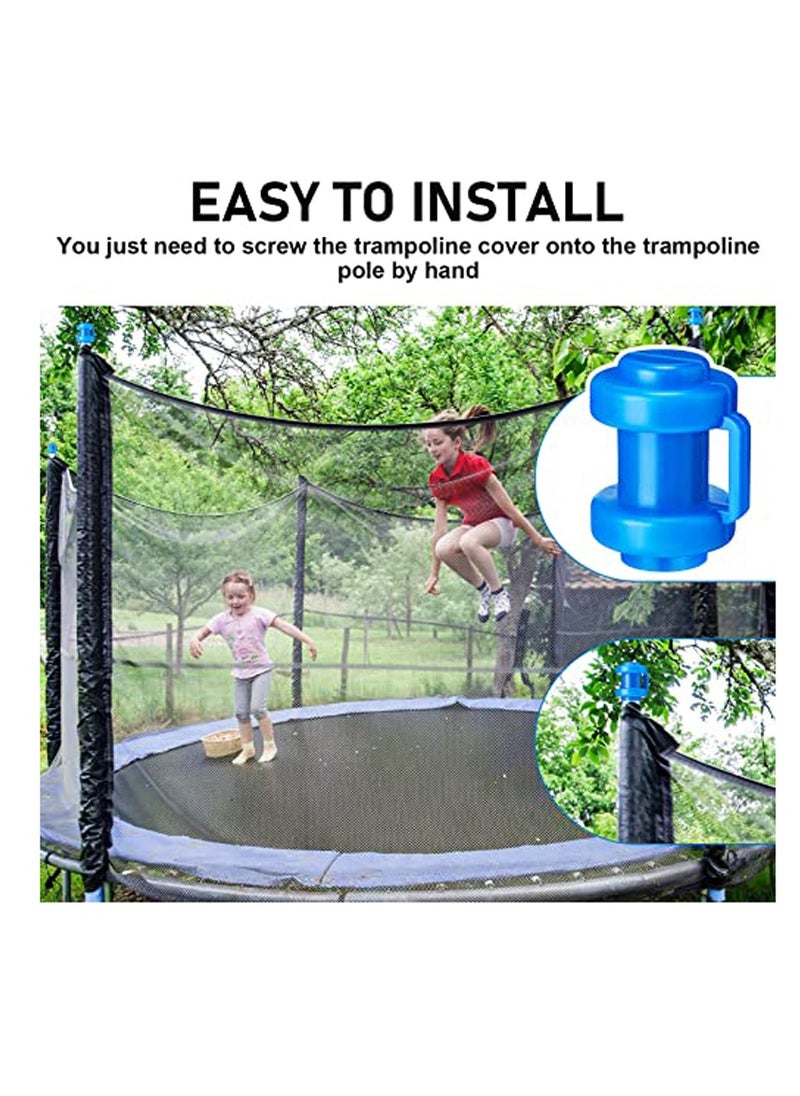 SYOSI 12 Pcs Summer 0.98Inches Diameter Trampoline Pole Caps Enclosure Pole Caps Trampoline Replacement Enclosure Poles for Net Hook Safety Accessories  - Image 3