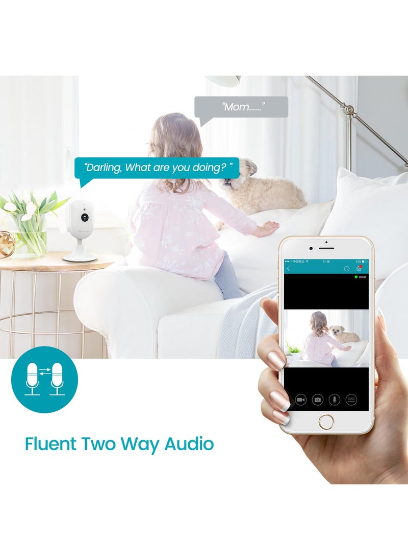 Vimtag Vimtag 812E 4MP CCTV Camera for Home 2.5K WiFi Security Camera for Shop Indoor Room Door Baby Pet Night Vision 2-Way Audio AI Motion Cloud Storage/SD Card Support 2 Years Warranty  - Image 4