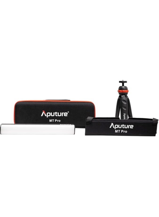 أبتشر Aputure MT Pro، مصباح أنبوبي صغير RGBWW، 36 بكسل قابل للتخطيط، 7.5 وات 2000K إلى 10000K، 9 نظام بطارية مدمج FX مع شبكة وحامل ثلاثي القوائم - Image 3