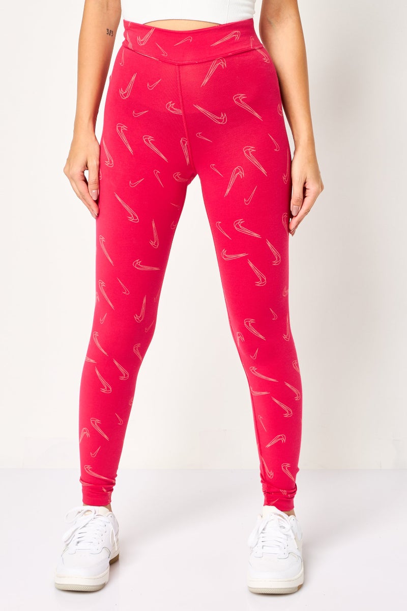 Nike Women Sportswear Fit Training Tights, Pink - Image 1