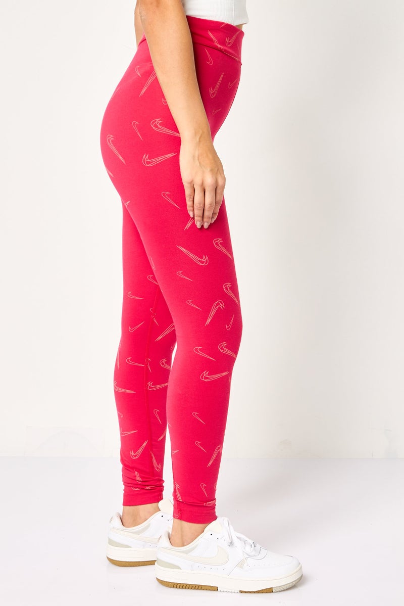 Nike Women Sportswear Fit Training Tights, Pink - Image 2