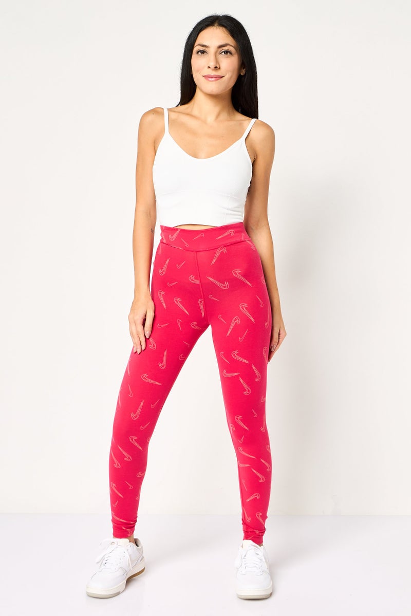 Nike Women Sportswear Fit Training Tights, Pink - Image 4