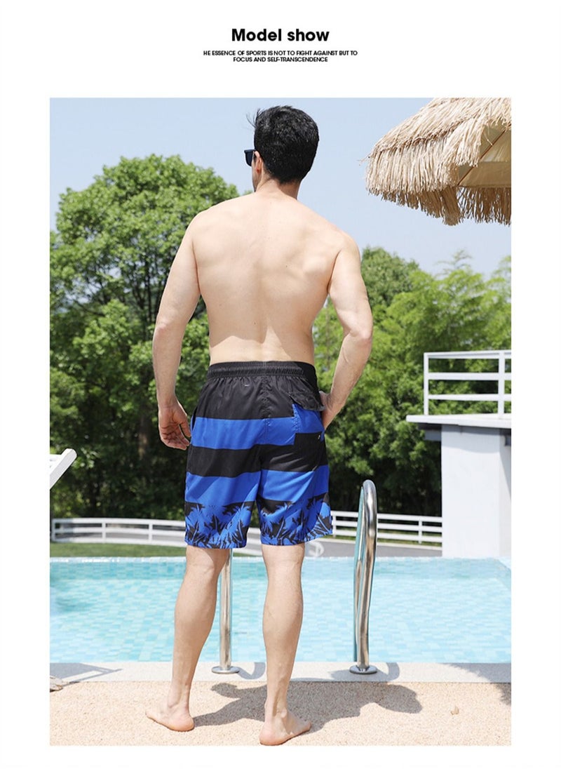 Loquat - Sports Loose Breathable Swimming Printing Shorts - Image 1