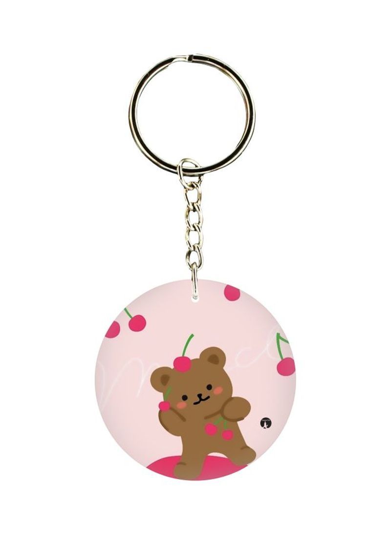 RKN Bear Printed Keychain