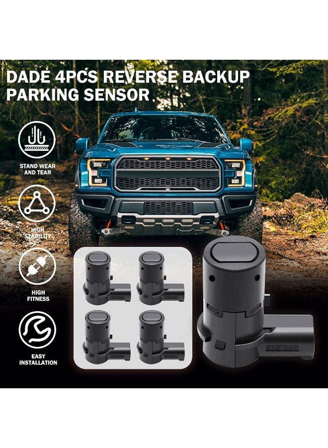 Dade 4PCS Reverse Backup Parking Sensor 4F23-15K859-AA 3F2Z15K859BA for Ford - Image 2